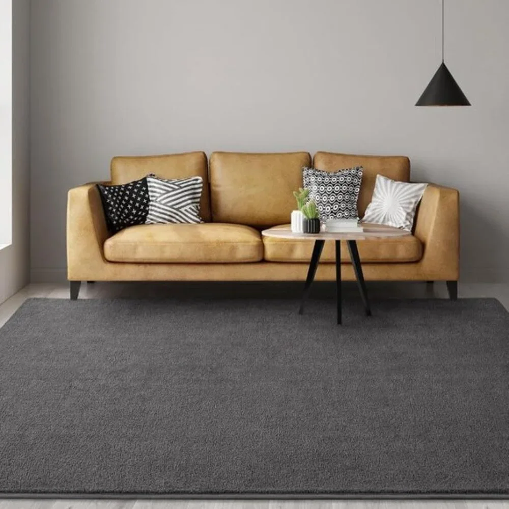 New 5x8 Dark Grey Area Rug, Ultra Soft Memory Foam Carpet for Home & Room Decor